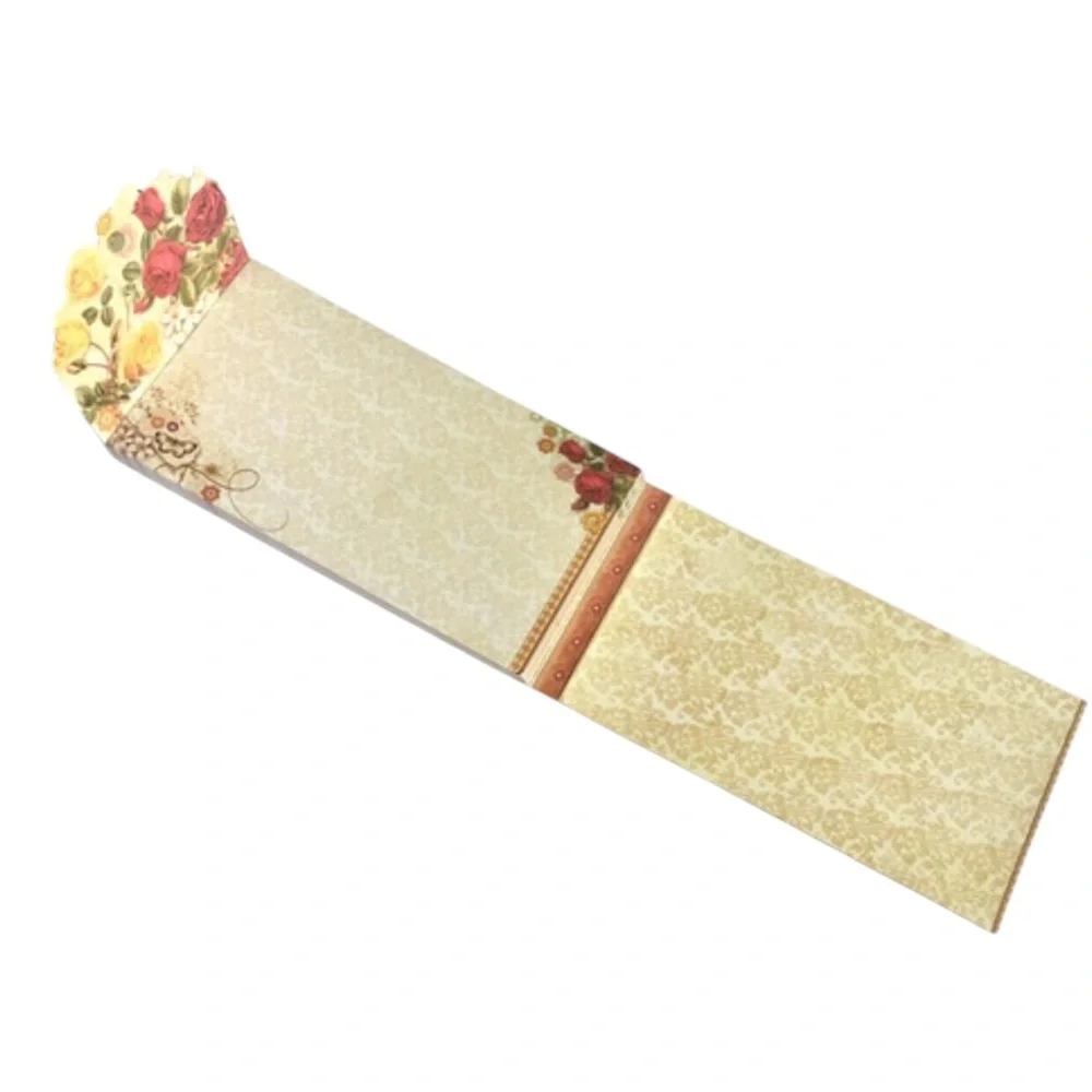 Punch Studio Long Notepad: Rose and Bird Botanical (93426)